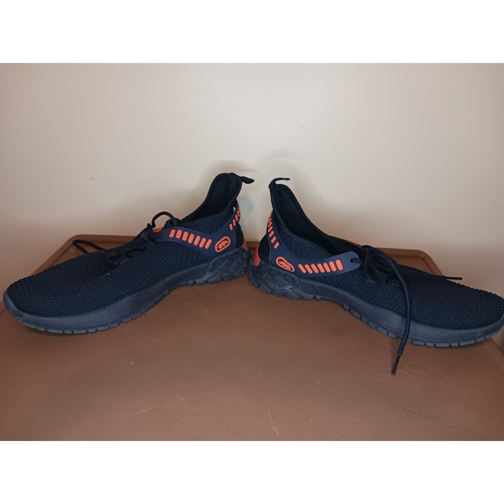 ecko unltd shoes Sneakers women 8.5 Lightweight Navy Blue W Orange Trim